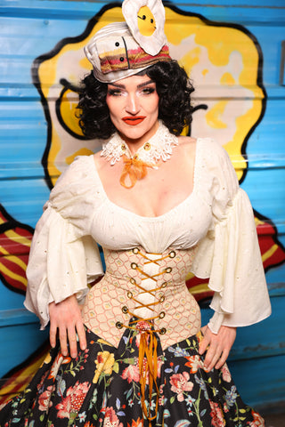 28. Petite Wench in Butterblossom Trellis - "Wakey Wakey Eggs & Bakey" Collection