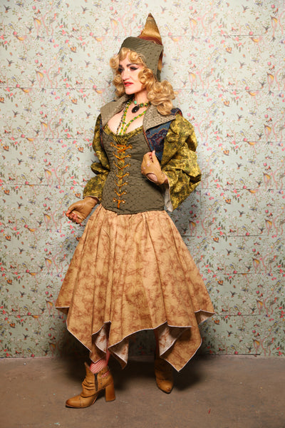 39. Fairy Skirt in Tan Marble - March of the Ides Collection