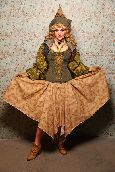 39. Fairy Skirt in Tan Marble - March of the Ides Collection