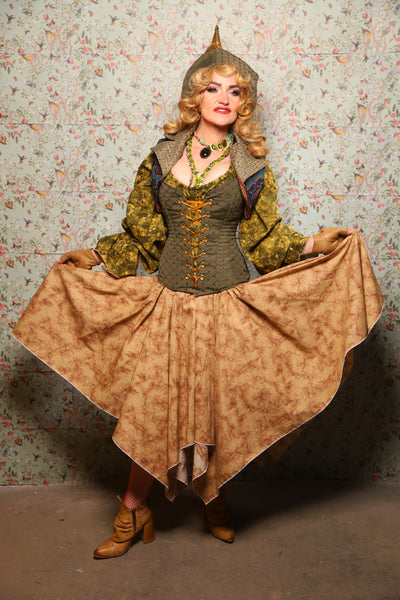 39. Fairy Skirt in Tan Marble - March of the Ides Collection