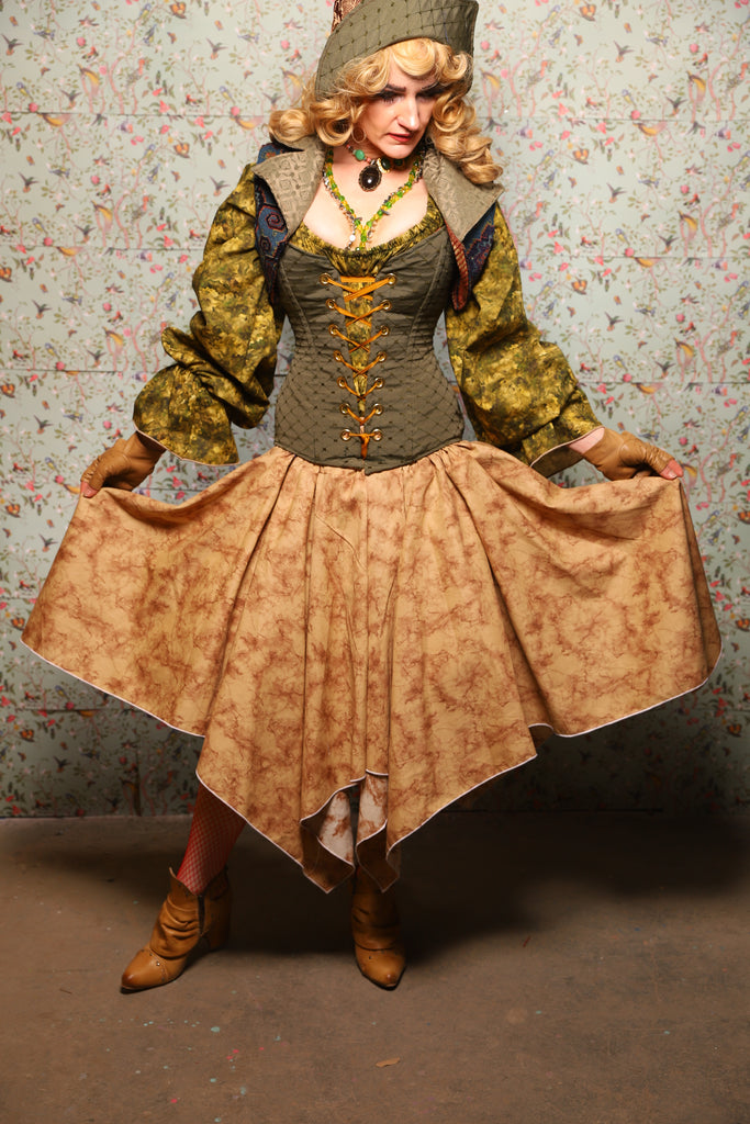 39. Fairy Skirt in Tan Marble - March of the Ides Collection