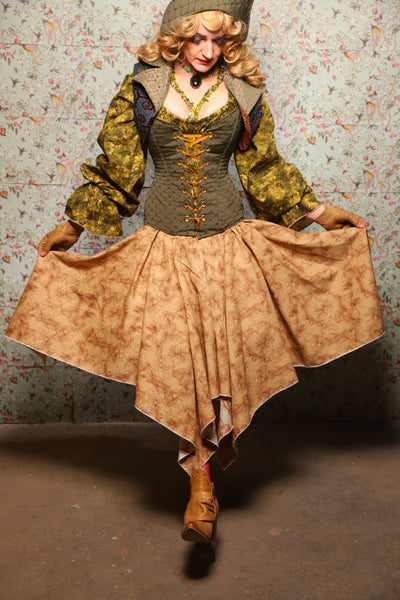 39. Fairy Skirt in Tan Marble - March of the Ides Collection