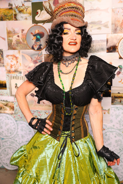 25. Petite Wench in Ivy Lane Stripe - The Fowl Majesty Collection