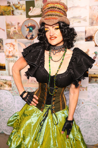 25. Petite Wench in Ivy Lane Stripe - The Fowl Majesty Collection