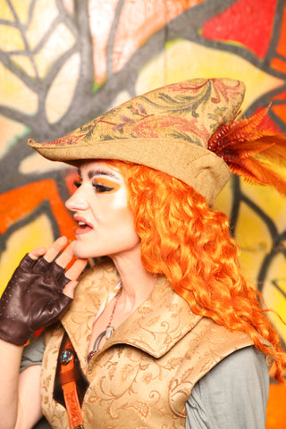 Robin Hood Hat in Tapestry -"Bowstrings & Bodices Collection"