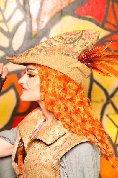 Robin Hood Hat in Tapestry -"Bowstrings & Bodices Collection"