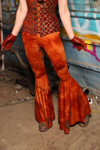 01. Bell Bottoms in Burning Tie-Dye - The "Ensembled in Embers" Collection
