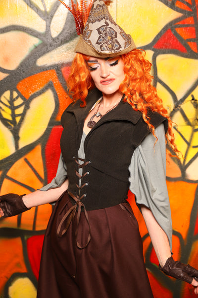 Guinevere II Bodice in Forest Earth -"Bowstrings & Bodices Collection"