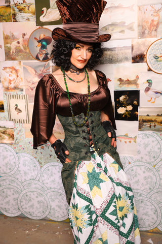 22. Petite Siren in Forest Scroll - The Fowl Majesty Collection