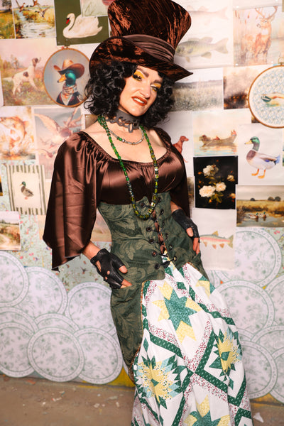 22. Petite Siren in Forest Scroll - The Fowl Majesty Collection