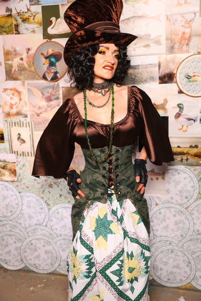 22. Petite Siren in Forest Scroll - The Fowl Majesty Collection