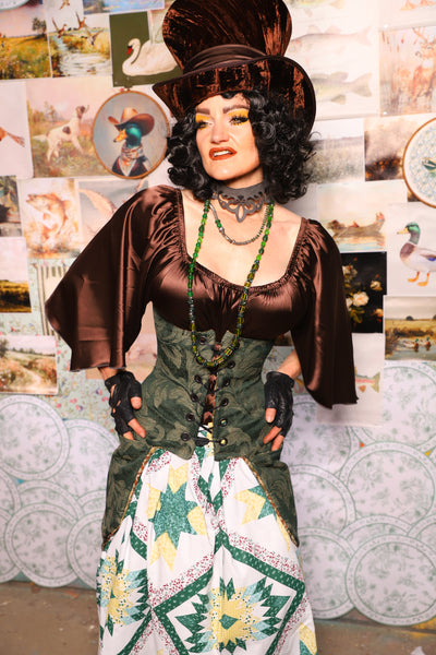 22. Petite Siren in Forest Scroll - The Fowl Majesty Collection