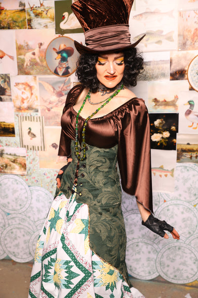 22. Petite Siren in Forest Scroll - The Fowl Majesty Collection