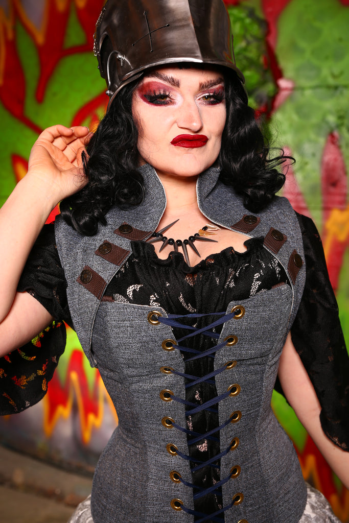 Sgt. Pepper Vest in Misty Mountain - The Midnight Fable Collection