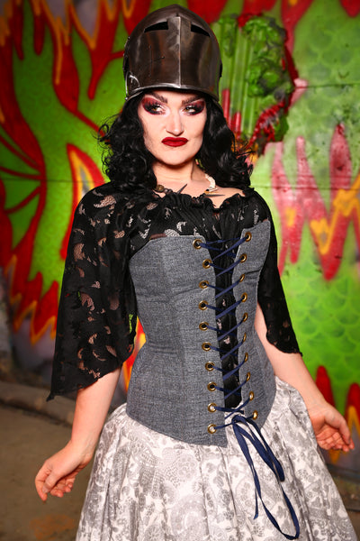 Aurora X Corset in Misty Mountain - The Midnight Fable Collection