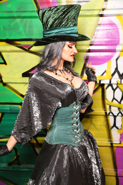 38. Wench Underbust Corset in Arcane Thread - The Wrenfaire Collection