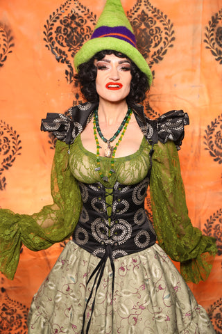 Petite Vixen Corset w/Ruffles "Running in Circles" -Day 8 of 13 Days of Halloween2025
