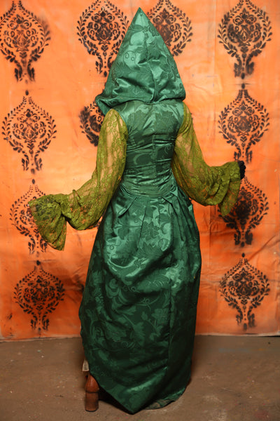 Hooded Birch Vixen in Shamrock Green -Day 8 of 13 Days of Halloween