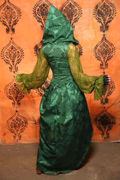 Hooded Birch Vixen in Shamrock Green -Day 8 of 13 Days of Halloween