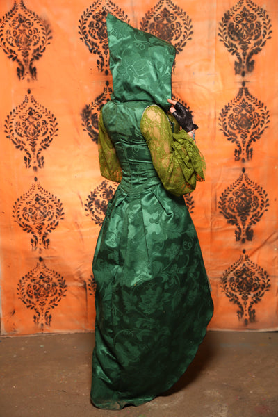 Hooded Birch Vixen in Shamrock Green -Day 8 of 13 Days of Halloween