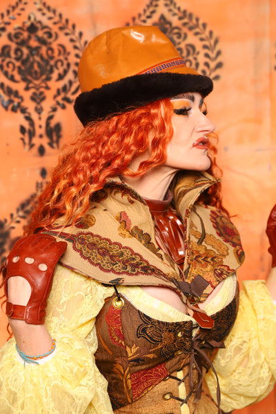 Shoulder Collar in Squash Floral - Day 9 of 13 Days of Halloween 2025