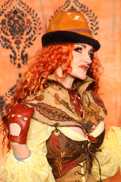 Shoulder Collar in Squash Floral - Day 9 of 13 Days of Halloween 2025