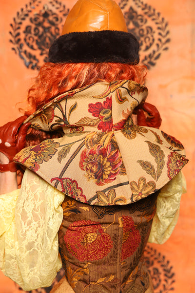 Shoulder Collar in Squash Floral - Day 9 of 13 Days of Halloween 2025