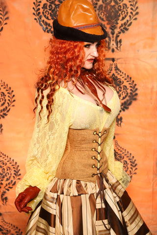 Petite Wench Corset in Caramel Sauce - Day 9 of 13 Days of Halloween 2025