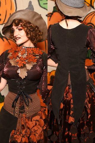 Tailed Cropped Vixen in Forest Earth Upholstery - "The Knotty Wood" Collection
