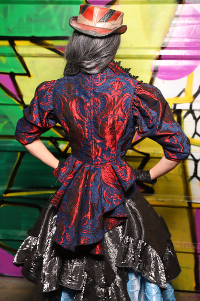 54. Wren Overbust Vest in Spider-man Medallion - The Wrenfaire Collection