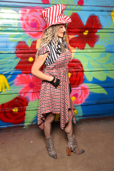 Fairy Dress in Hollerin' Plaid Spandex - Day 6 of 22 Days of Damsel