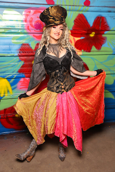 Fairy Patchwork Skirt in Summer Carnival -  Day 7 of 22 Days of Damsel