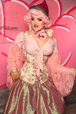 Vixen Corset in Strawberry On The Vine #53 - The Scrumptious Collection