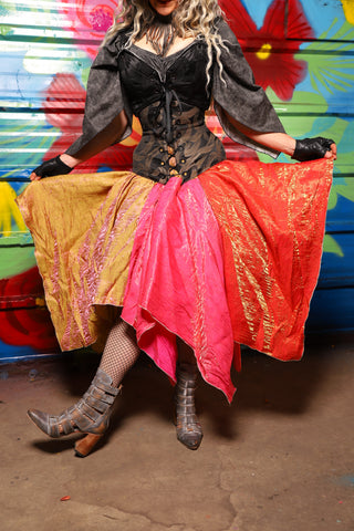 Fairy Patchwork Skirt in Summer Carnival -  Day 7 of 22 Days of Damsel