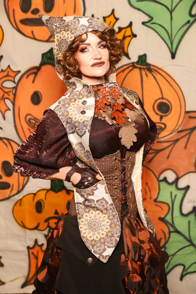 Holster Vest in Flower Mandala - "The Knotty Wood" Collection
