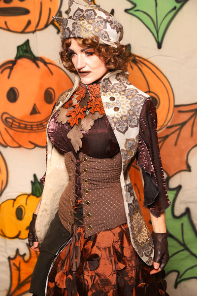 Holster Vest in Flower Mandala - "The Knotty Wood" Collection