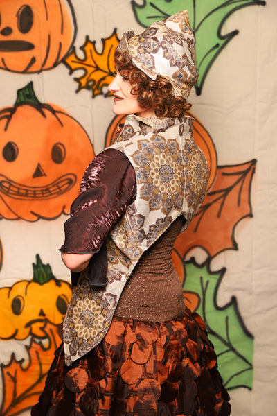 Holster Vest in Flower Mandala - "The Knotty Wood" Collection