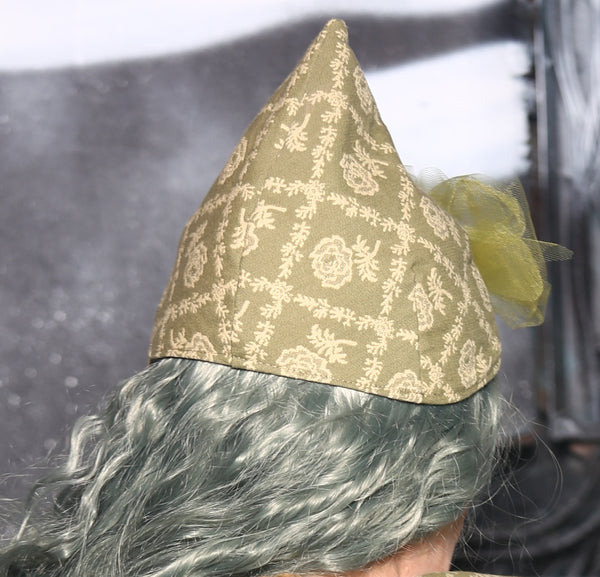 Bell Hat in Herbal Alchemy with Big Bow - The Ogre & Onion Collection