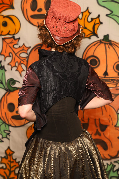 Holster Vest in Black Medallion - "The Knotty Wood" Collection