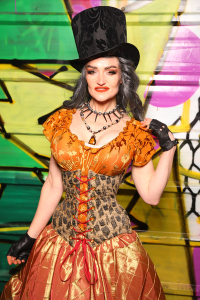 45. Wench Underbust Corset in Tarzan - The Wrenfaire Collection