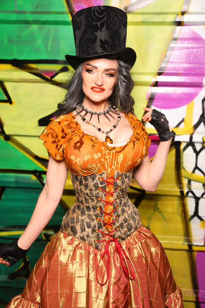 45. Wench Underbust Corset in Tarzan - The Wrenfaire Collection