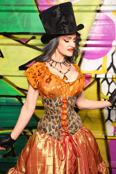 45. Wench Underbust Corset in Tarzan - The Wrenfaire Collection