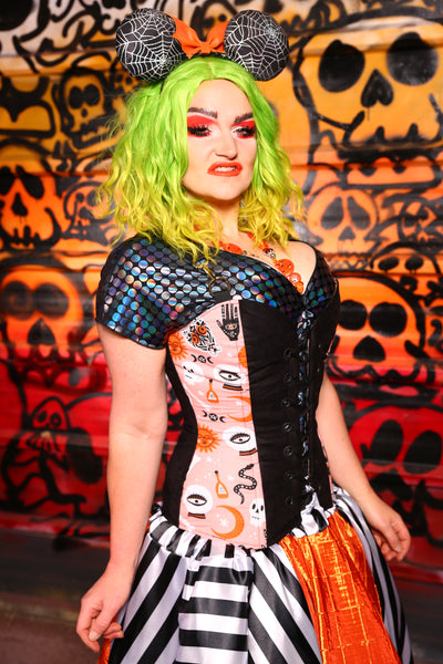 Crossfire Corset in WitchyPoo - The Bootiful Collection