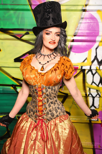 45. Wench Underbust Corset in Tarzan - The Wrenfaire Collection