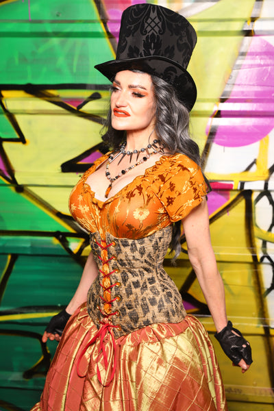 45. Wench Underbust Corset in Tarzan - The Wrenfaire Collection