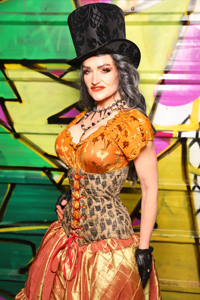 45. Wench Underbust Corset in Tarzan - The Wrenfaire Collection