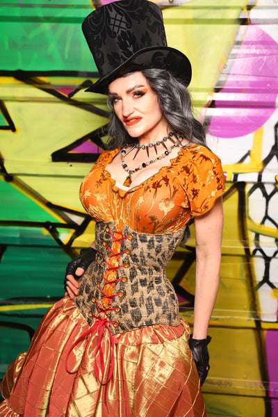 45. Wench Underbust Corset in Tarzan - The Wrenfaire Collection