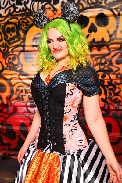 Crossfire Corset in WitchyPoo - The Bootiful Collection