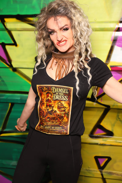 "Pirate Poster" Damsel Graphic Tee