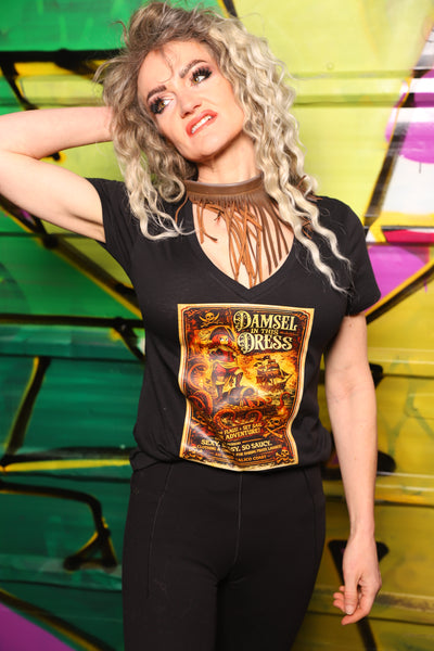 "Pirate Poster" Damsel Graphic Tee